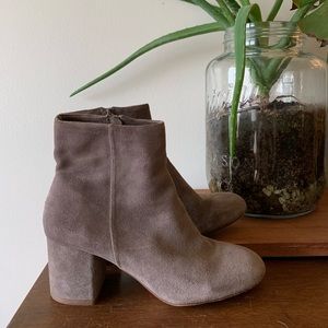 Splendid Nixie Grey Suede Boots
